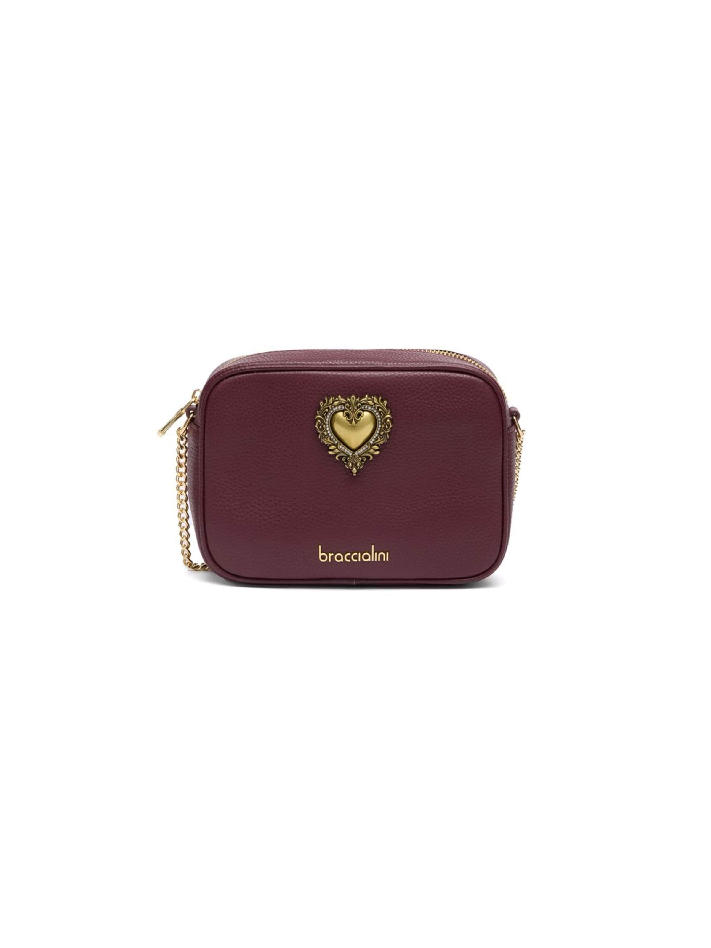 Braccialini Crossbody Bag 'Jinny Leather' in Red: front
