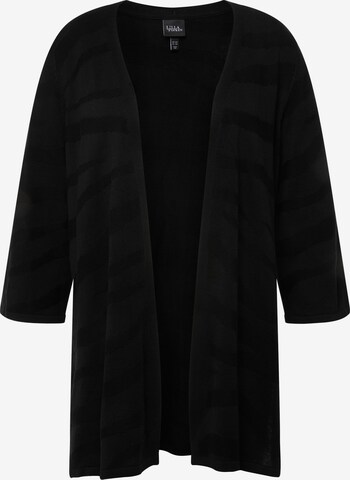 Cardigan Ulla Popken en noir : devant