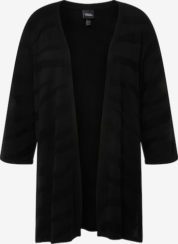 Ulla Popken Knit Cardigan in Black: front