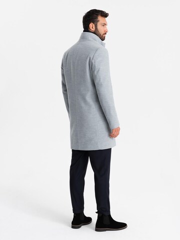 Ombre Between-Seasons Coat in Grey