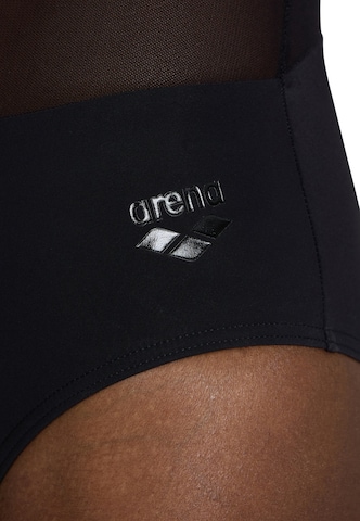 ARENA Bustier Sportsbadedrakt 'MESH PANELS VENT BACK' i svart