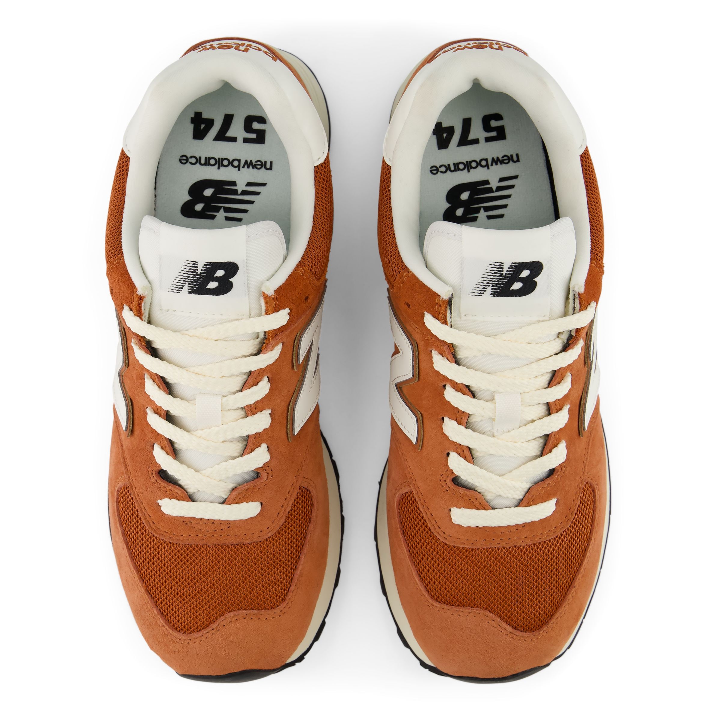 Sneaker bassa '574' di new balance in arancione