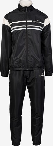 Tuta da jogging 'Plug in' di Sergio Tacchini in nero: frontale