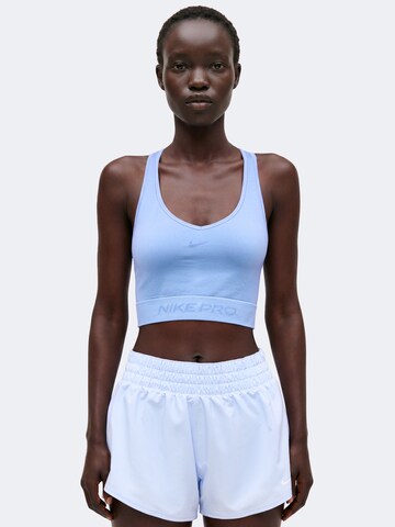 NIKE Sport top - kék: elől