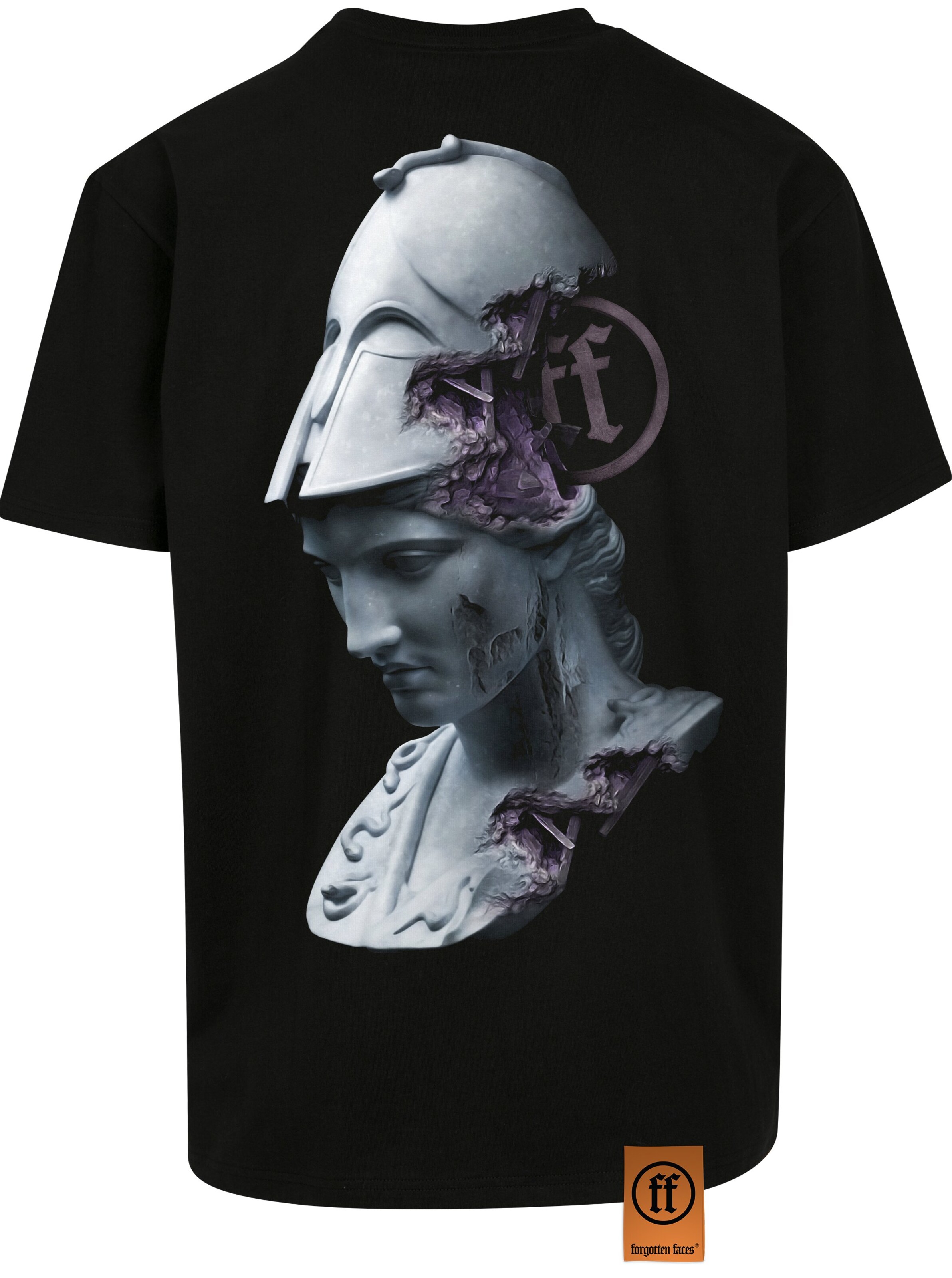 Forgotten Faces Póló 'Athena' - fekete