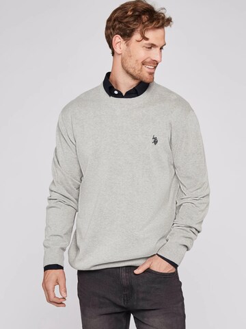 U.S. POLO ASSN. Pullover 'Adair' i grå: forside