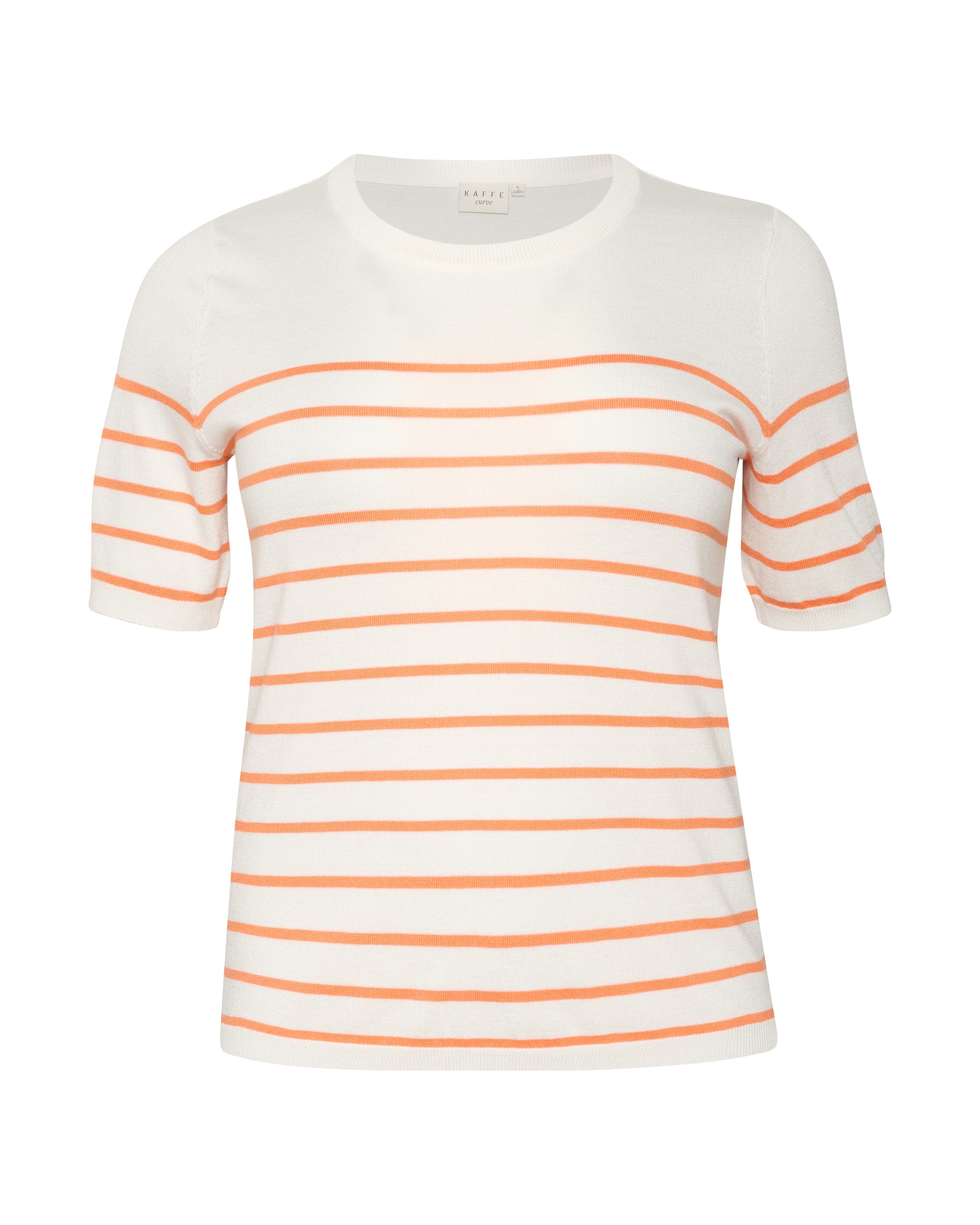 KAFFE CURVE - Pullover 'Malia' em branco: frente