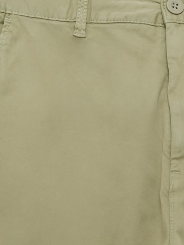 Pull&Bear Normalny krój Spodnie w kolorze zielony