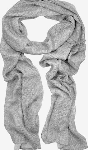 COLLEZIONE ALESSANDRO Scarf 'Jeans' in Grey: front