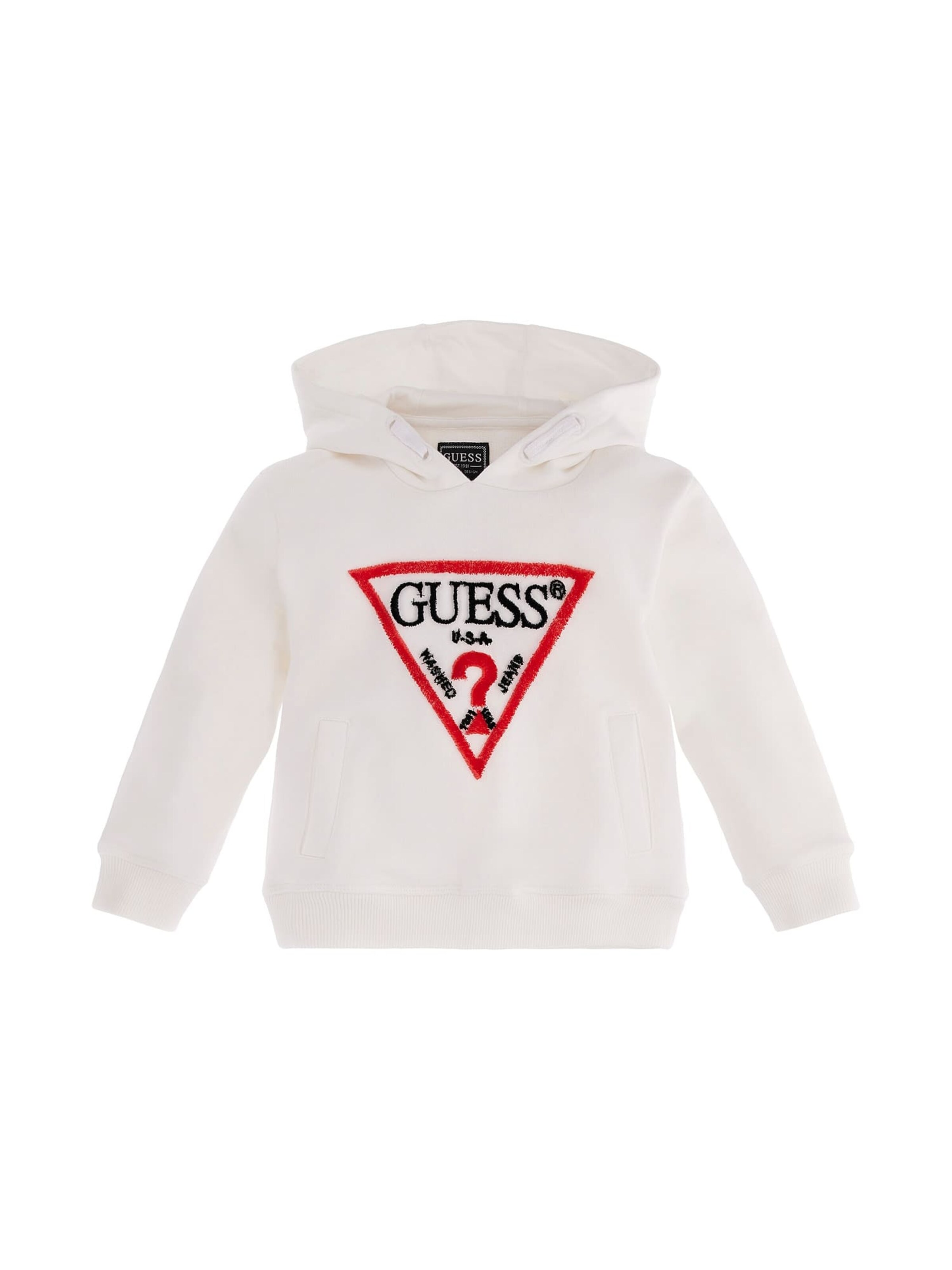 GUESS Sweatshirt in White: front
