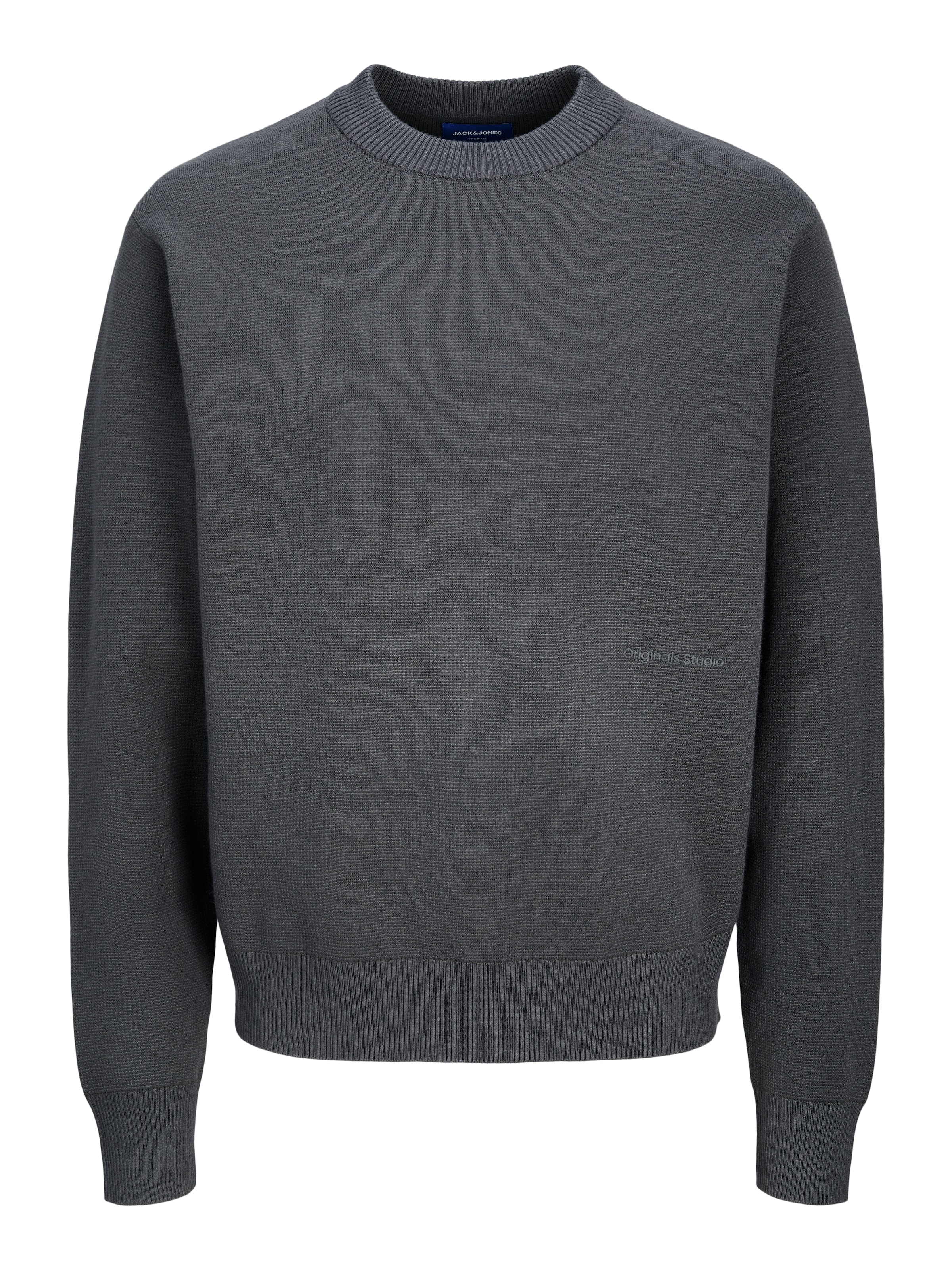 JACK & JONES Pullover 'JORVesterbro' in Grau: Vorderseite