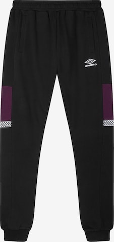 UMBRO Workout Pants in Black: front