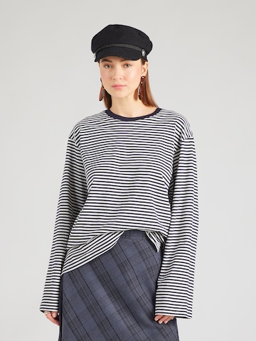 & Other Stories Μπλουζάκι σε μπλε: μπροστά