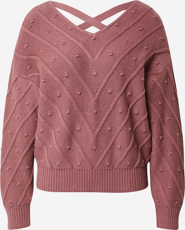 ABOUT YOU Sweater 'Hermine' in Pink: front