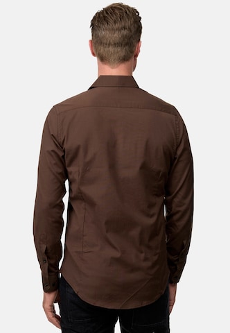 Rusty Neal Regular fit Button Up Shirt in Brown
