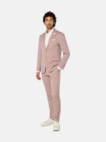 Coupe slim Costume Thomas Goodwin en rose : devant