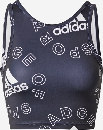 ADIDAS SPORTSWEAR Μπουστάκι Αθλητικό σουτιέν σε μαύρο: μπροστά