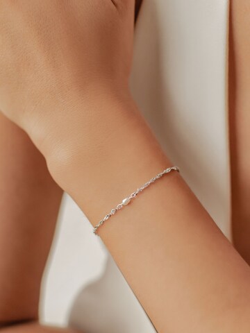 Hey Happiness Armband 'Perlenzauber' in Silber