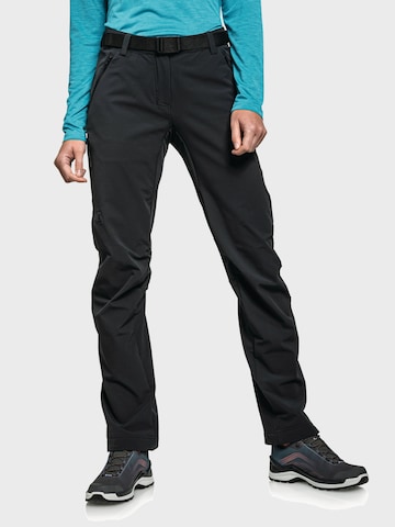 Schöffel Regular Outdoor Pants 'Taibun' in Black: front