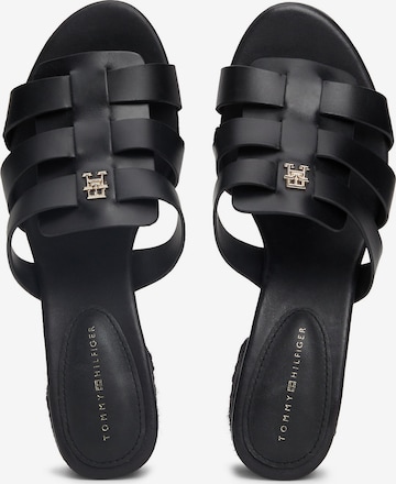 TOMMY HILFIGER Pantolette in Schwarz