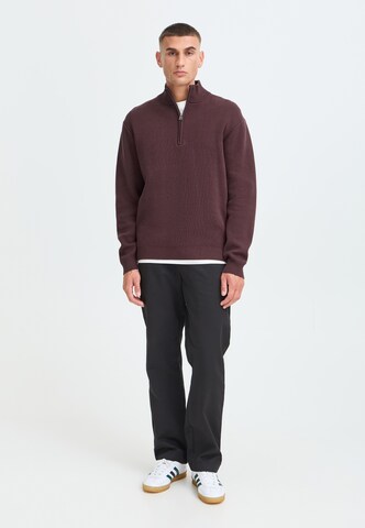 !Solid Pullover 'SDRyker' in Braun