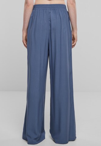 Urban Classics Wide leg Pants in Blue