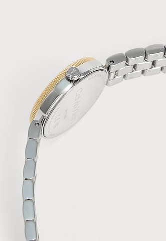 Calvin Klein - Reloj analógico 'Gleam' en plata: atrás