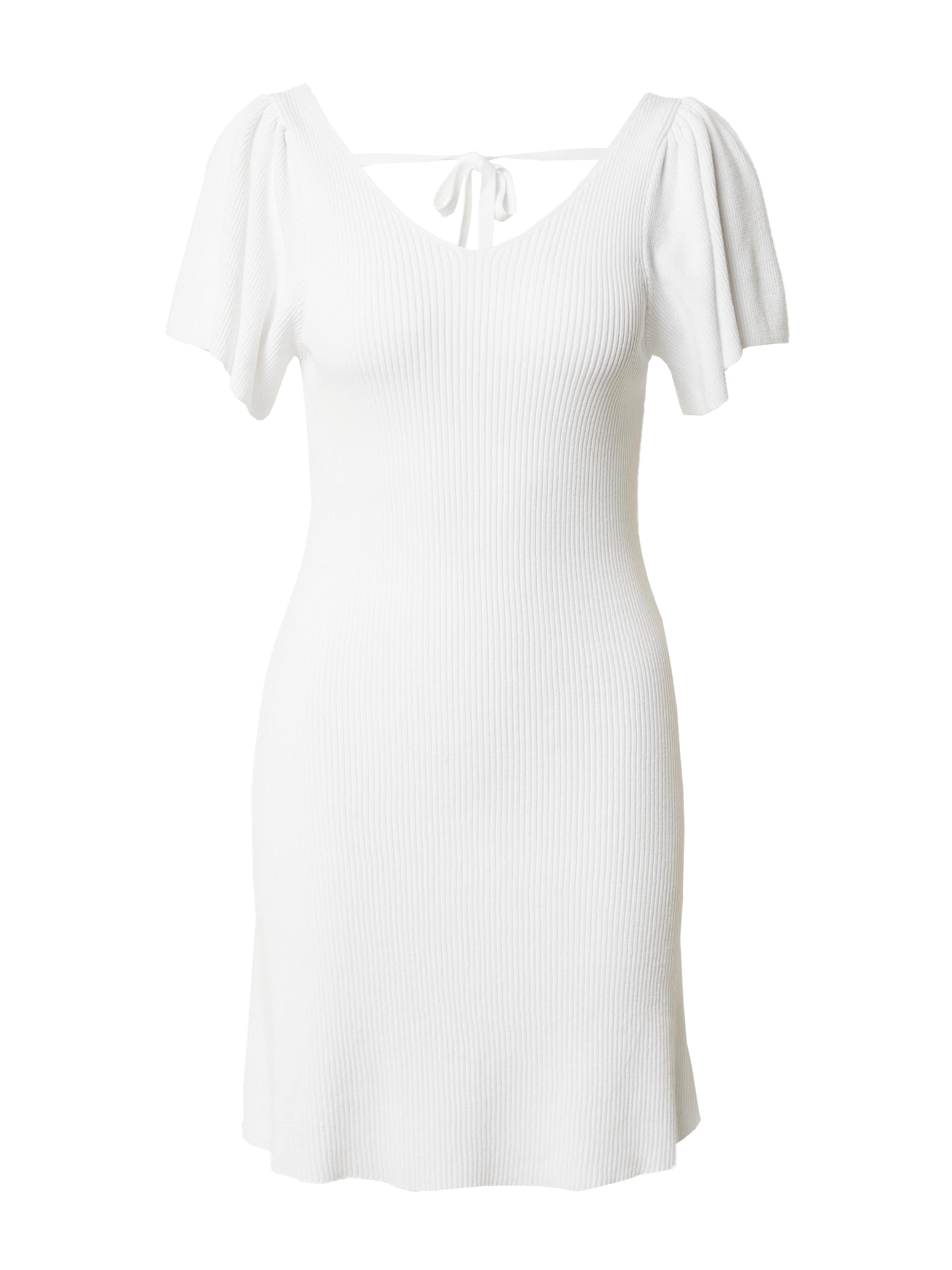 ONLY Πλεκτό φόρεμα 'LEELO' σε λευκό: μπροστά