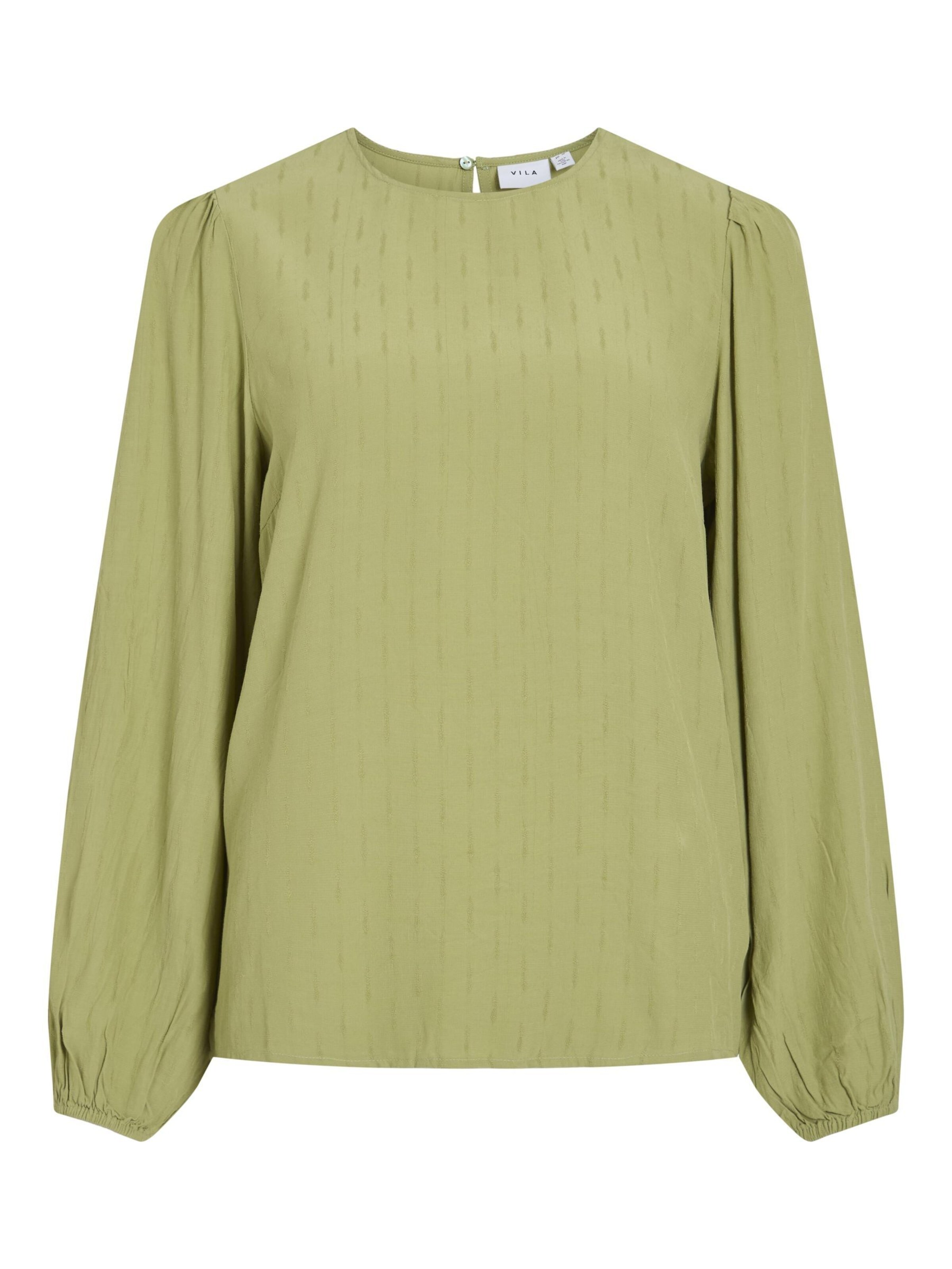 VILA Blouse in Groen: voorkant