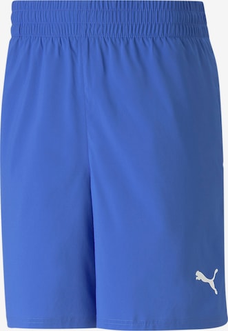 PUMA Sportbroek in Blauw: voorkant