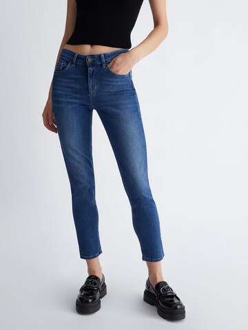 Skinny Jean Liu Jo en bleu : devant