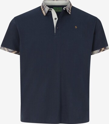 Charles Colby Shirt ' Earl Ruvens ' in Blauw: voorkant