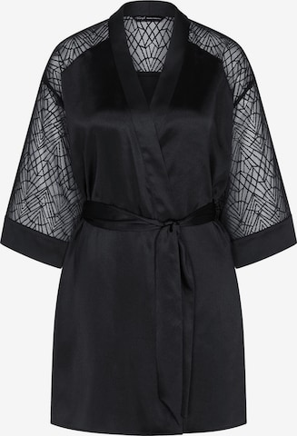 TRIUMPH Morgenmantel ' Red Label A Weekend to Remember ' in Schwarz: Vorderseite