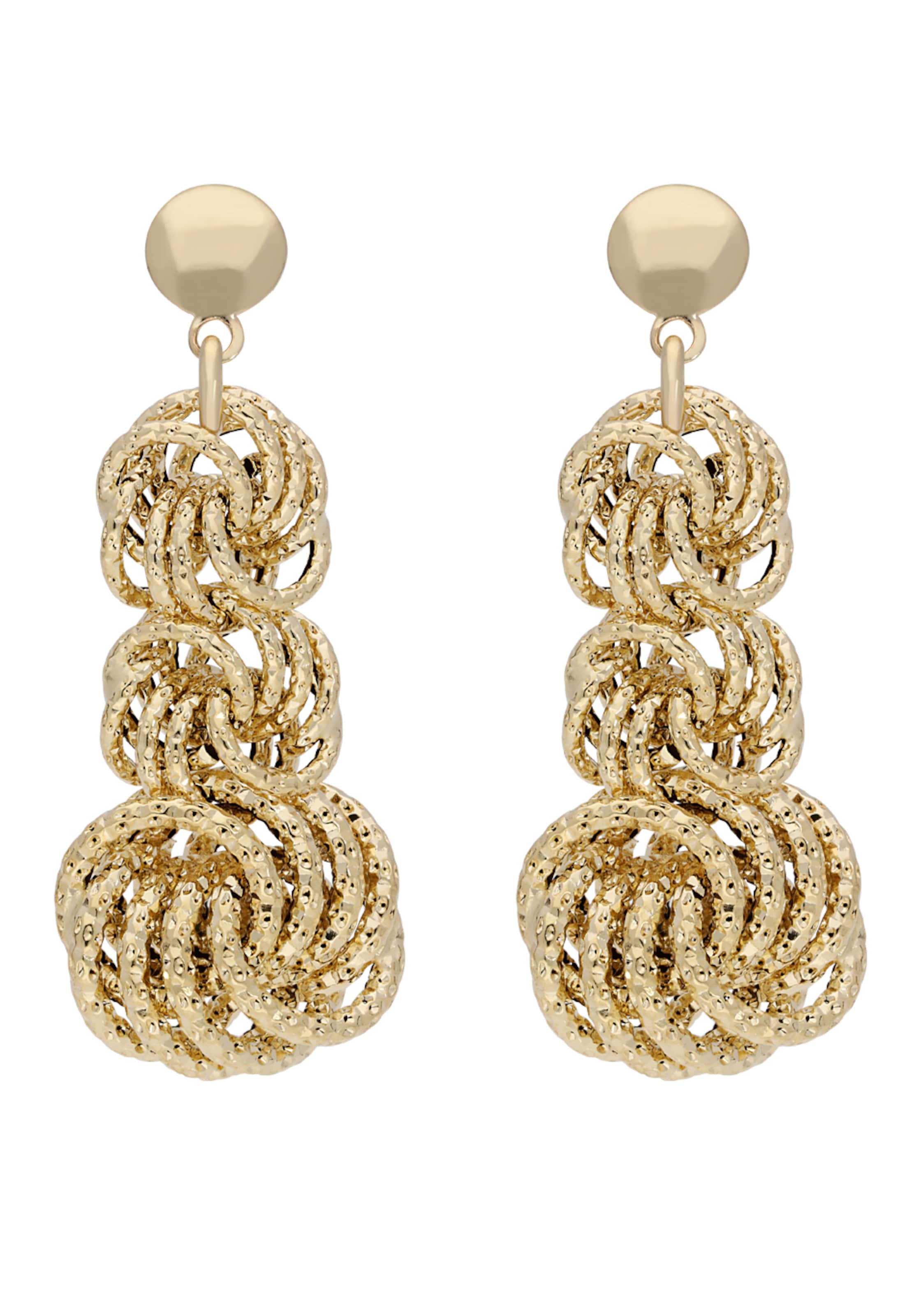 FIRETTI Ohrringe in Gold: Vorderseite