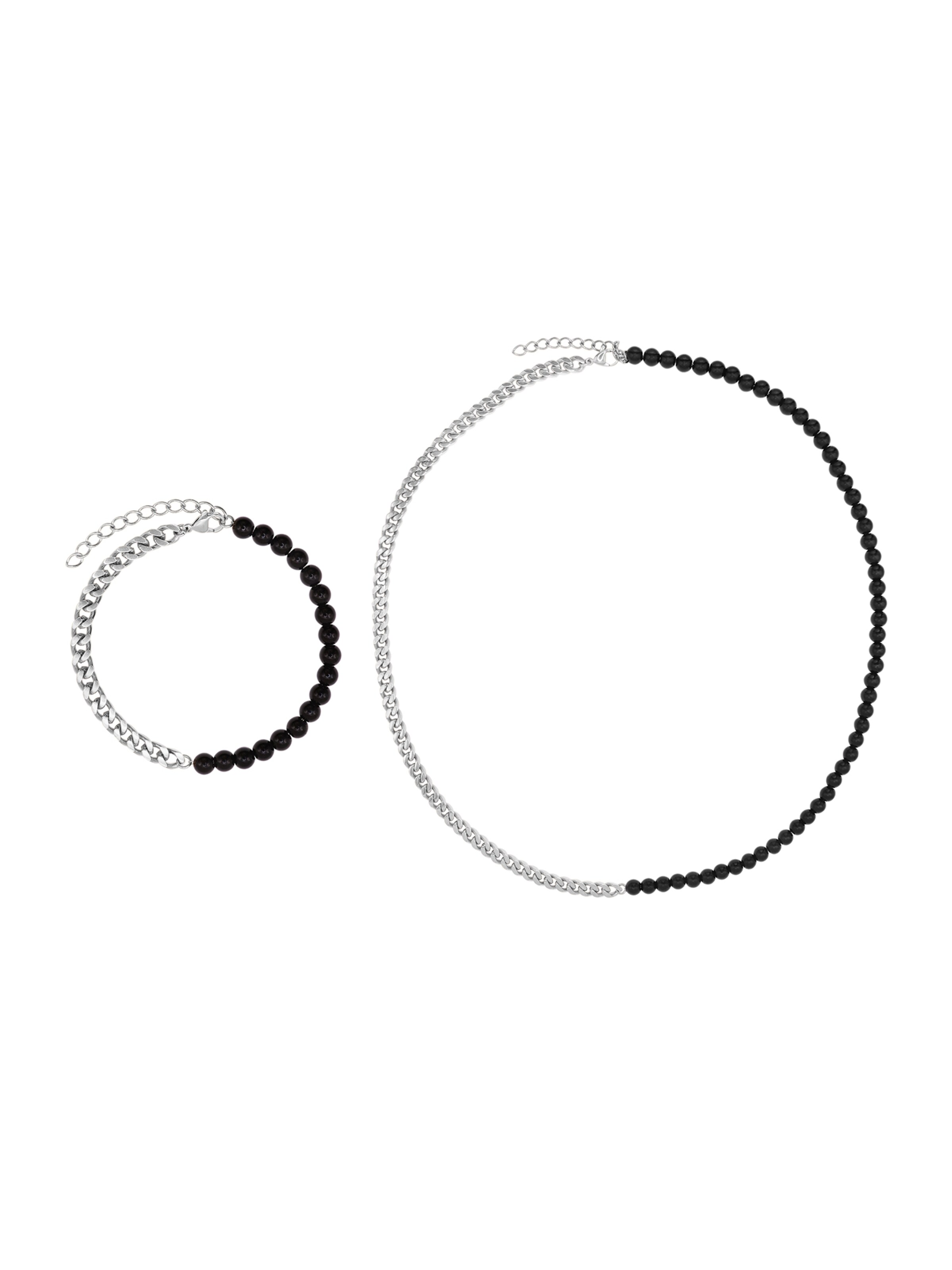 Heideman Schmuckset 'Jeremy' in Silber: Vorderseite