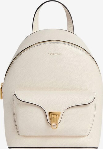 Coccinelle Rucksack 'COCCINELLE Beat Generation S26 2' in Weiß: Vorderseite
