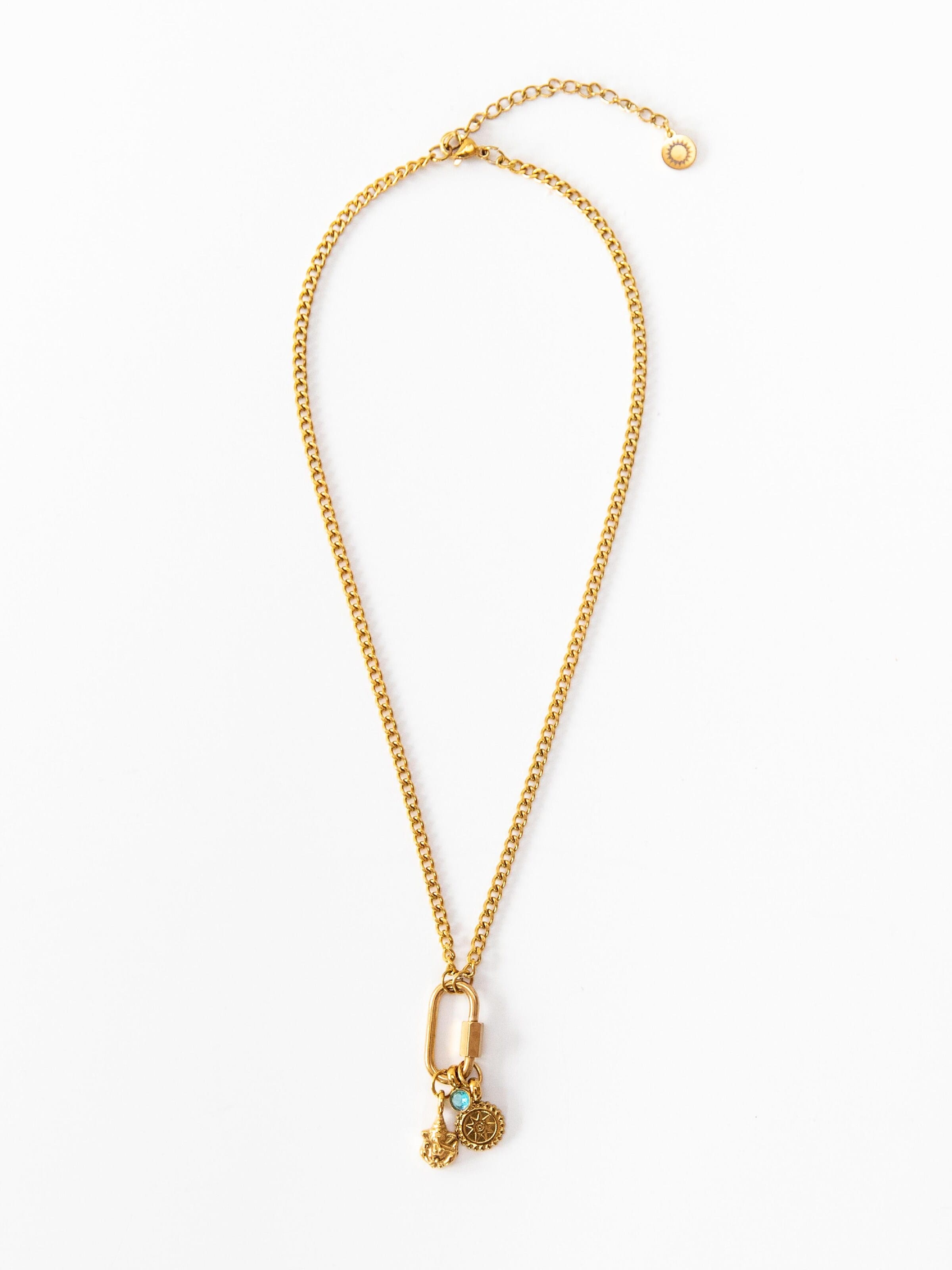 Divasya Necklace in Gold: front