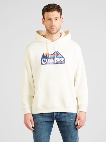 CONVERSE Sweatshirt 'ALL STAR MOUNTAIN' in Beige: front
