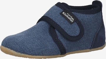 Living Kitzbühel Hausschuh in Blau: Vorderseite