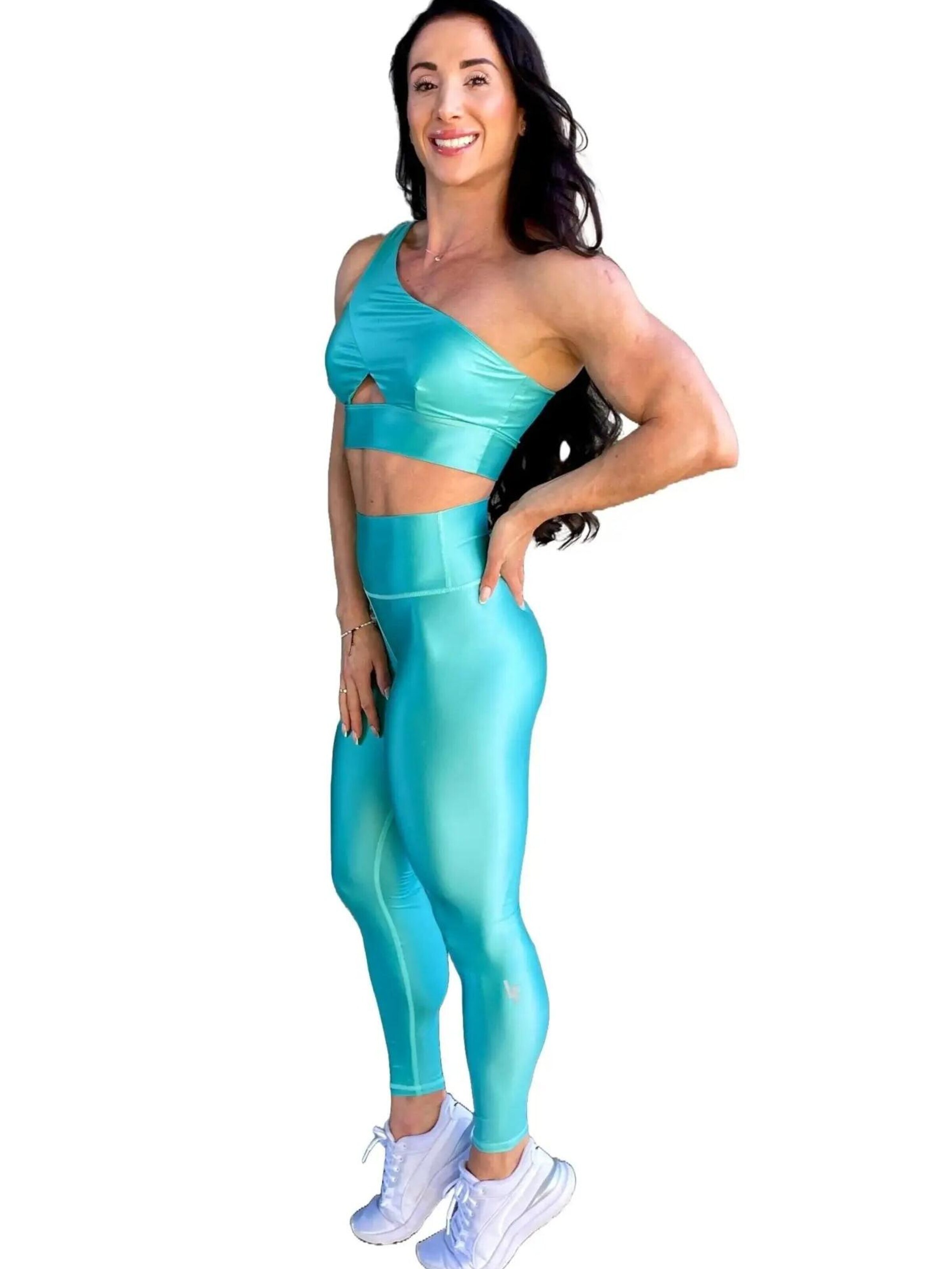 Top sportivo 'Carmela Pearl' di LUXFEEL in blu