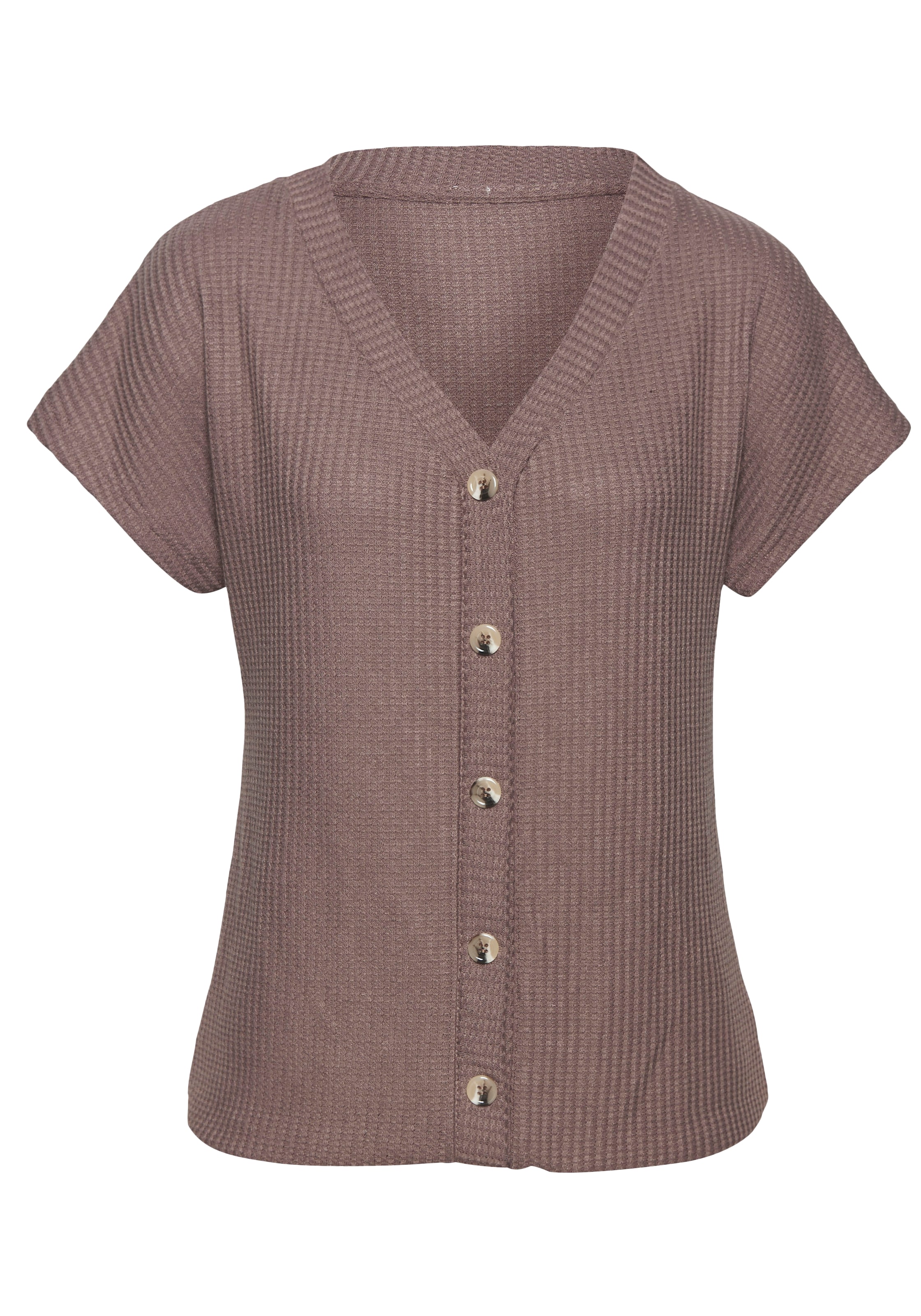 Cardigan LASCANA en marron : devant