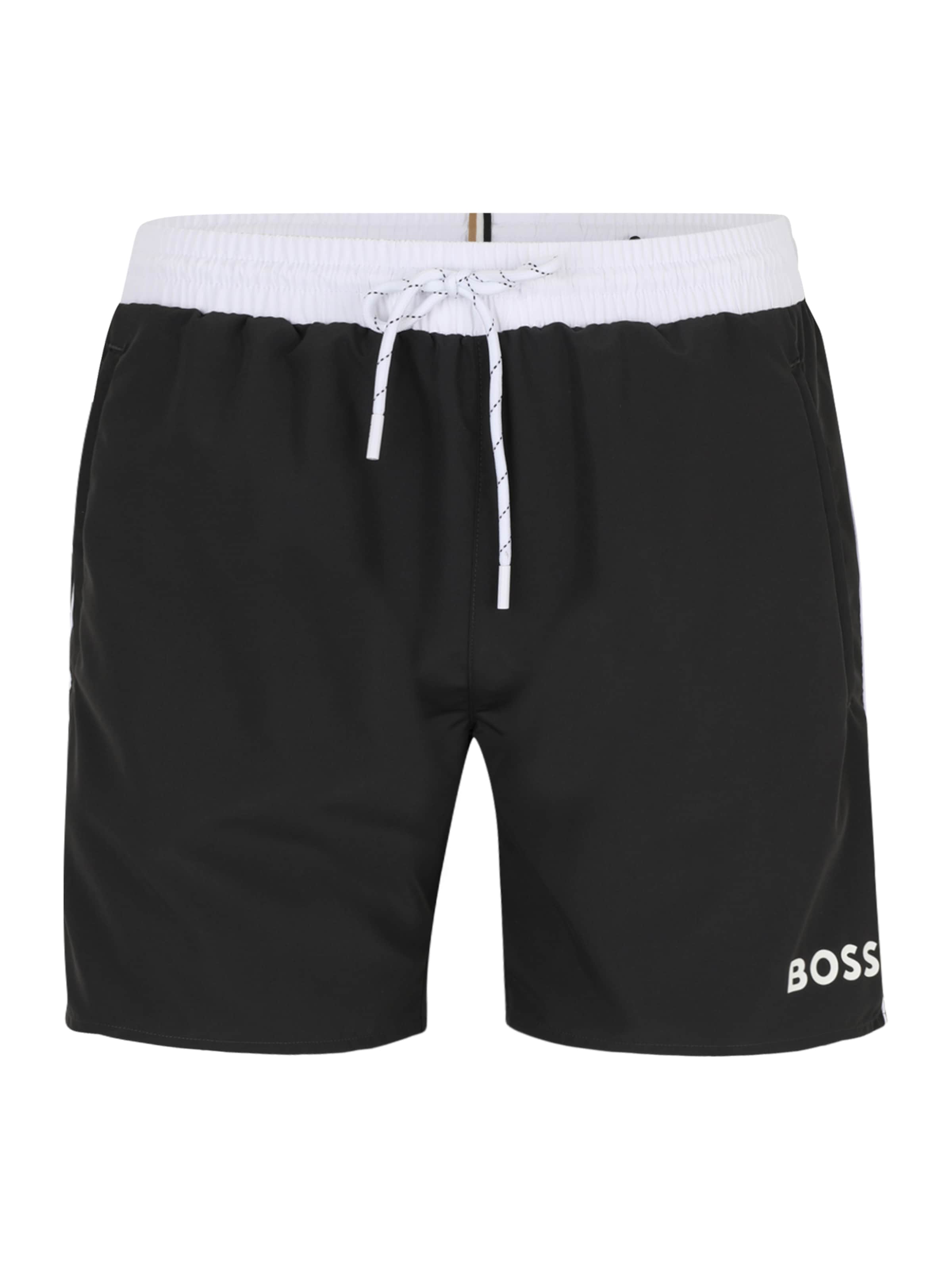 BOSS Плавательные шорты 'Starfish' в Серый: спереди