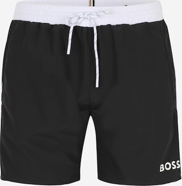 Shorts de bain 'Starfish' BOSS en gris : devant