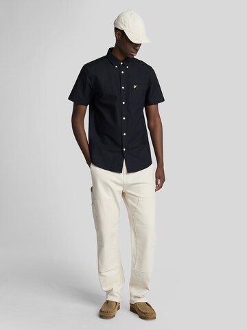 Lyle & Scott Regular fit Overhemd in Blauw