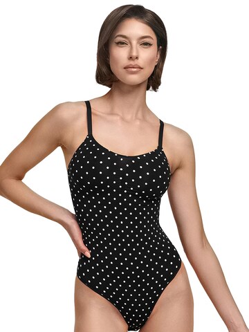 Body modellante 'Bodysuit Sculpting Shapewear mit Slip' di cfab (formerly creamy fabrics) in nero
