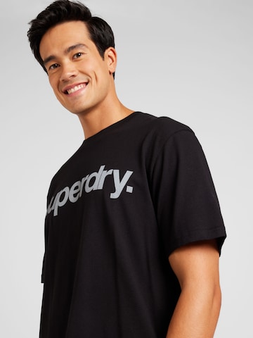 Superdry Μπλουζάκι σε μαύρο