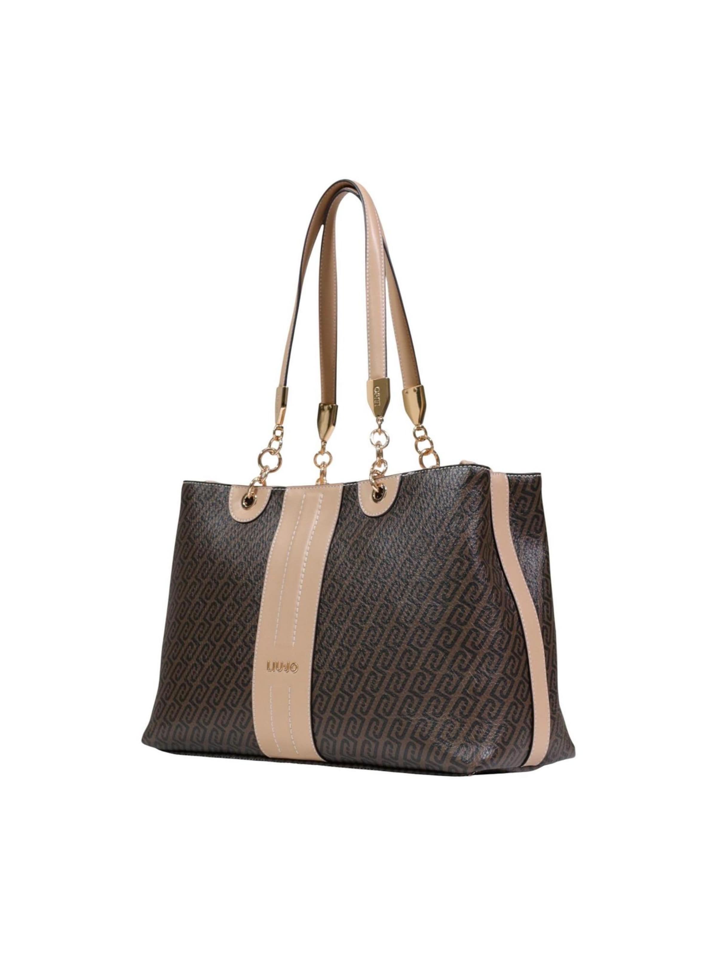 Borsa a spalla 'M TOTE AA6104 E1118' di Liu Jo in marrone