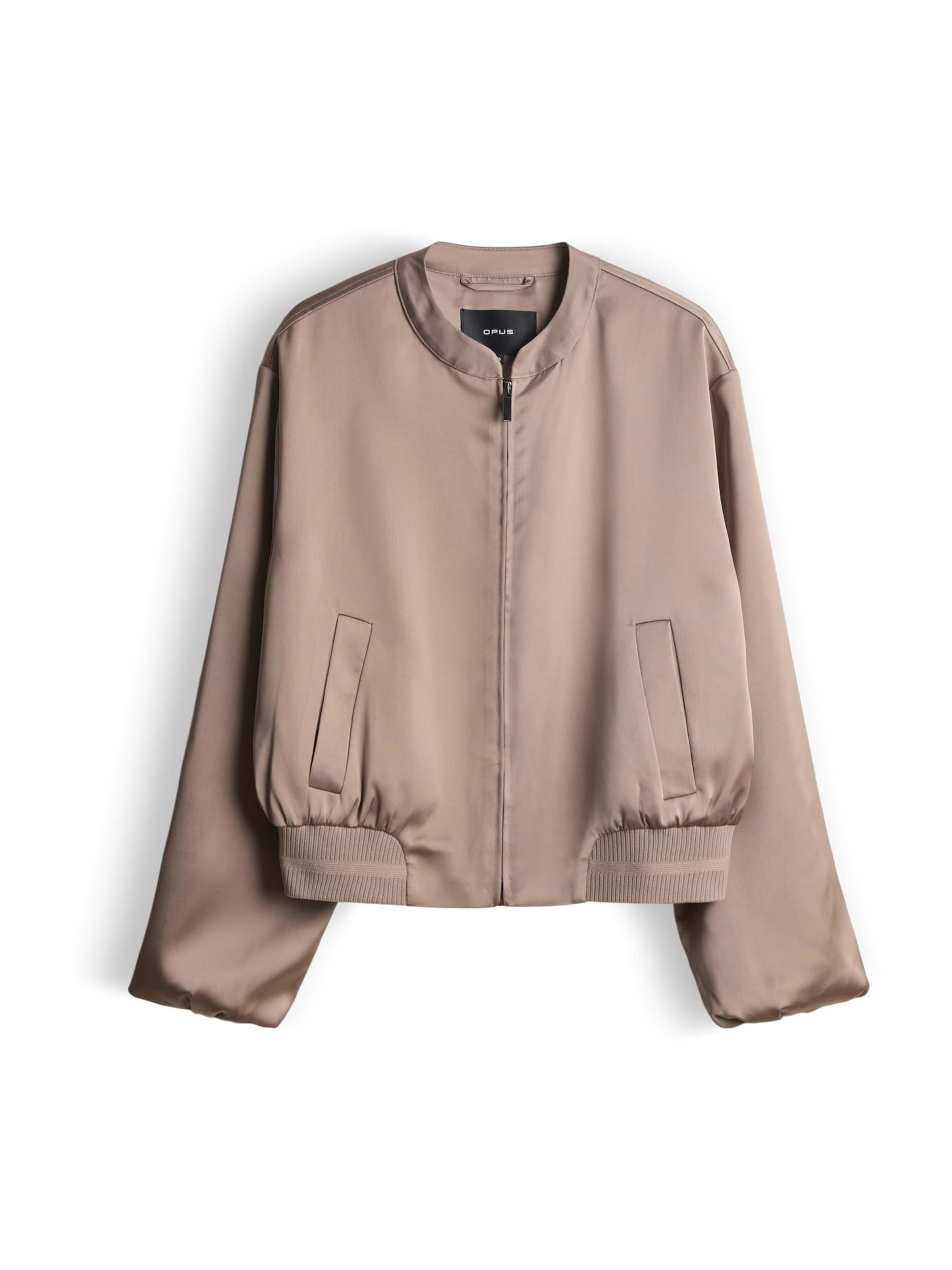 OPUS Between-Season Jacket 'Jupita' in Brown: front