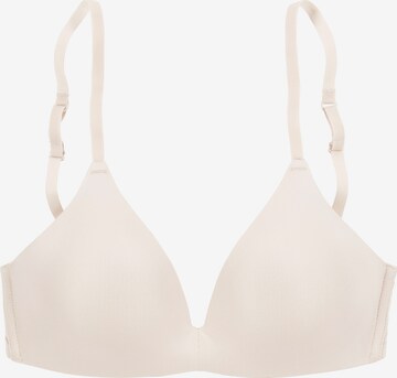 LASCANA Push-up Bra in Beige: front