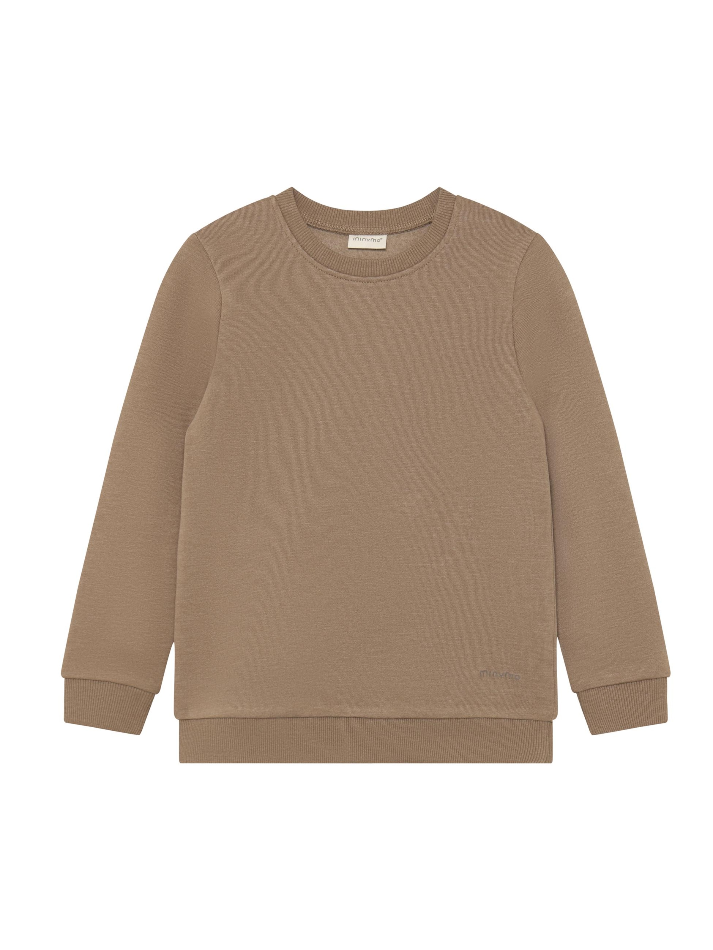 MINYMO Sweater ' MISweatshirt ' in Brown